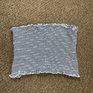 Striped tube top